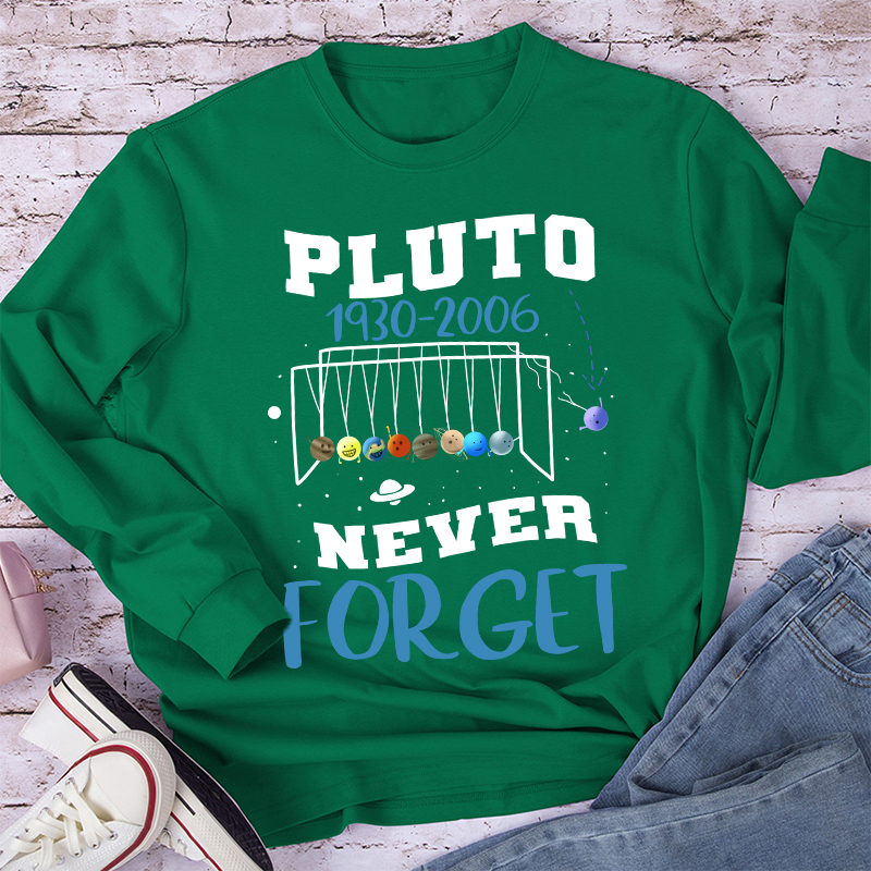 Pluto Never Forget Long Sleeve T-Shirt