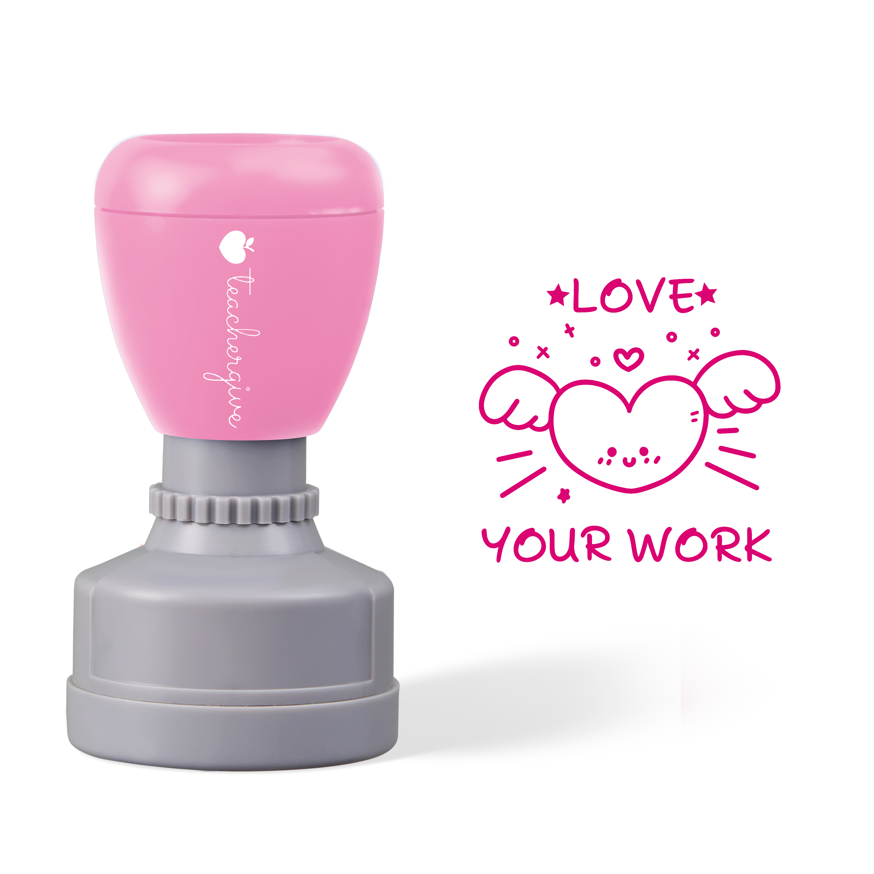 Love Your Work Wings Stamp