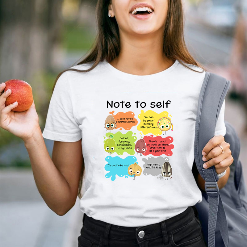 Note To Self You Are Perfect Teacher T-Shirt