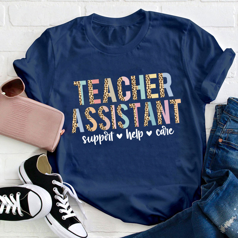 Teachergive | Personalized Support Help Care Teacher T-Shirt sale