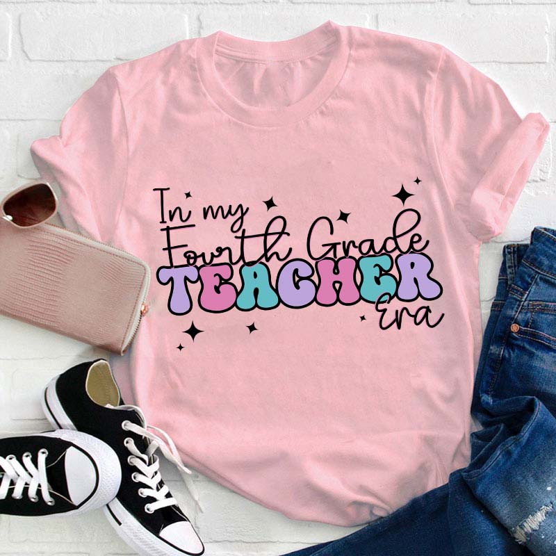 Personalized Grade In My Teacher Era Teacher T-Shirt