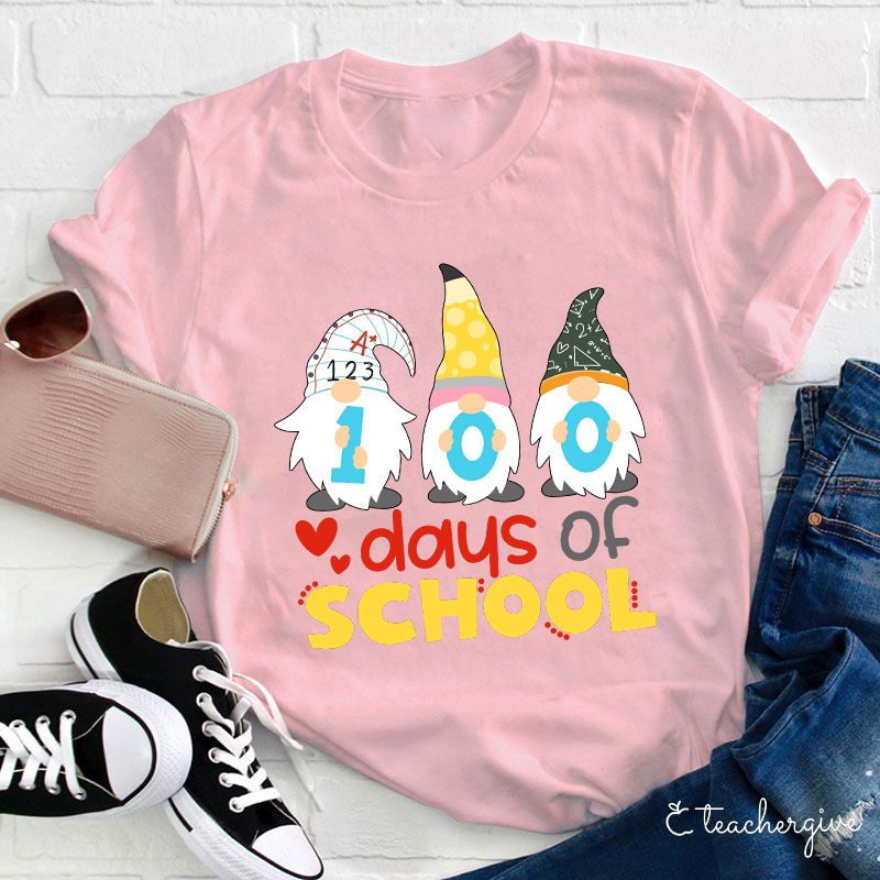 100 Days Of School Teacher T-Shirt