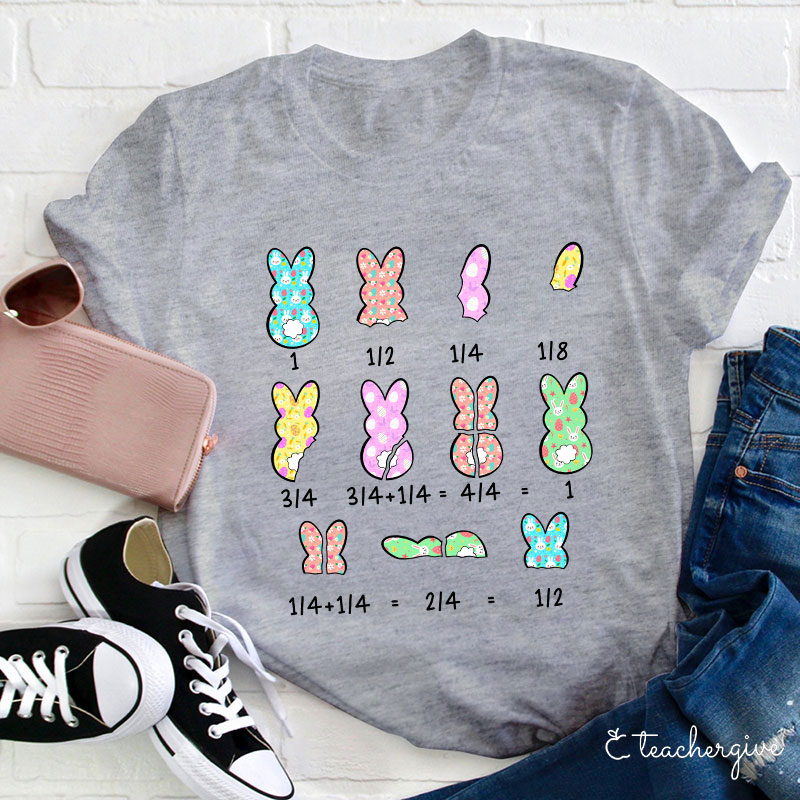 Bunny Calculation Teacher T-Shirt