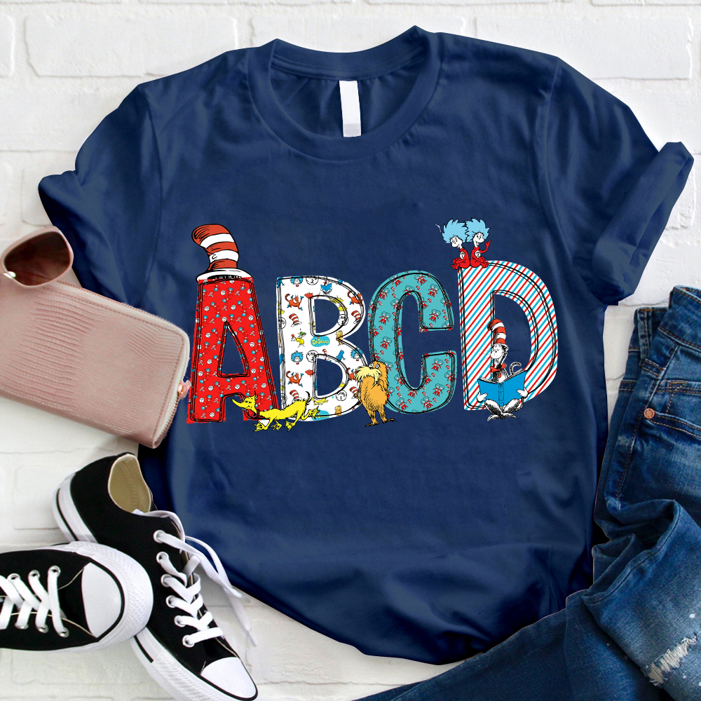 Letters With Rich Pattern T-Shirt