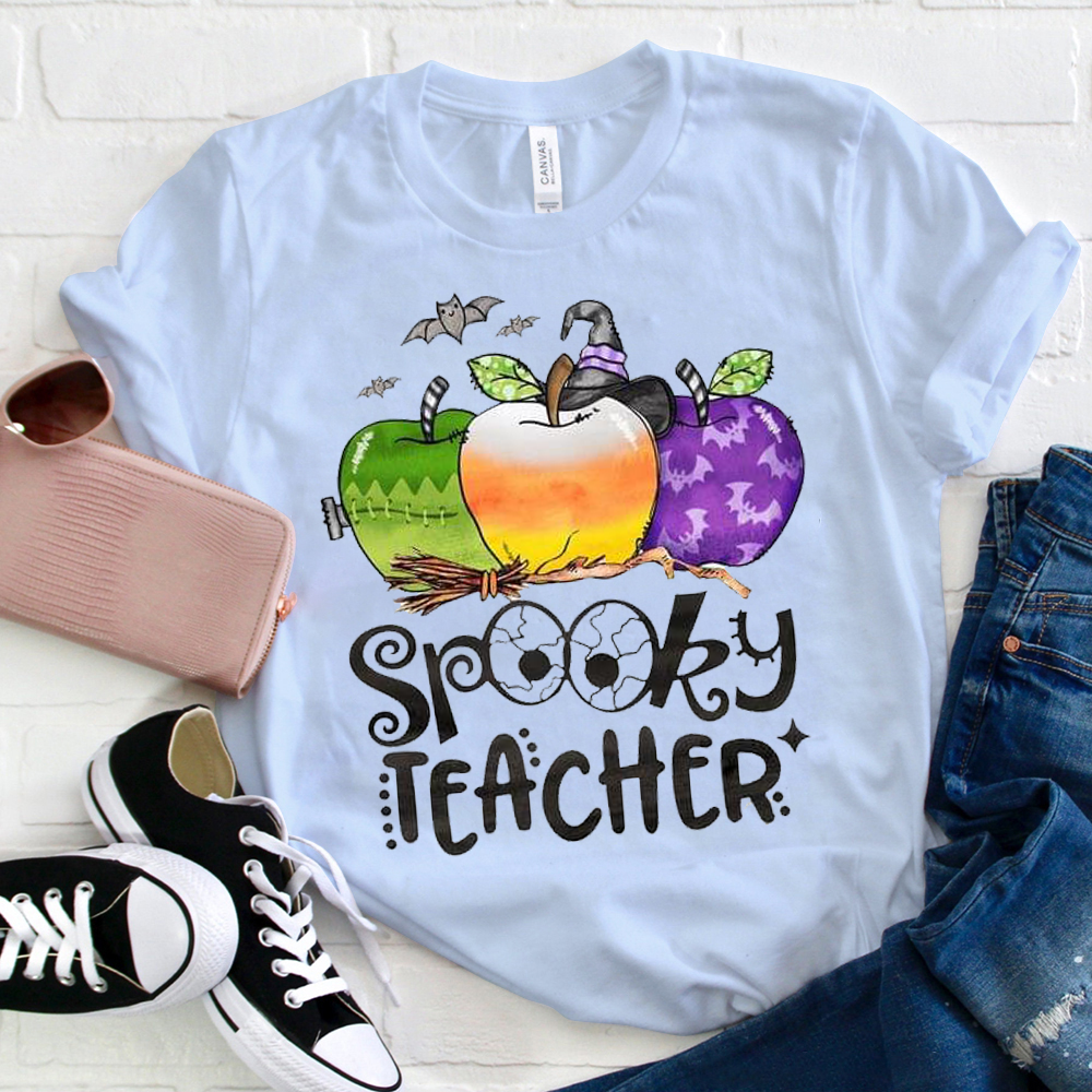 Poison Apple Spooky Teacher T-Shirt