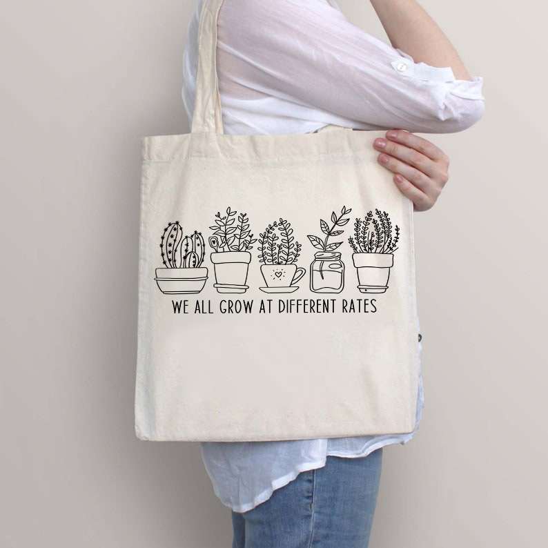 We All Grow At Differents Rates Tote Bag
