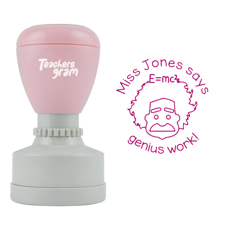 Personalized Genius Work Stamp