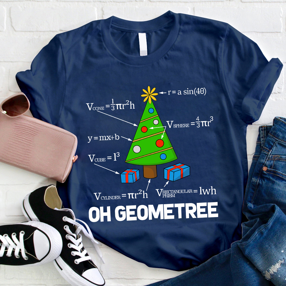 Christmas Oh Geometree T-Shirt