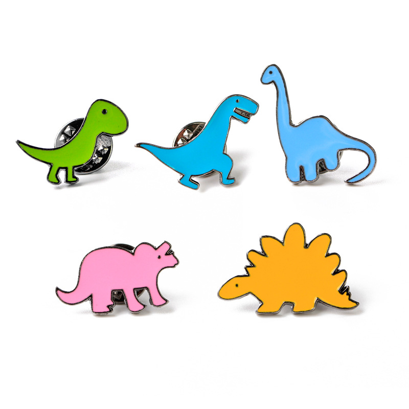 Colorful Dinosaurs Series Pin Set