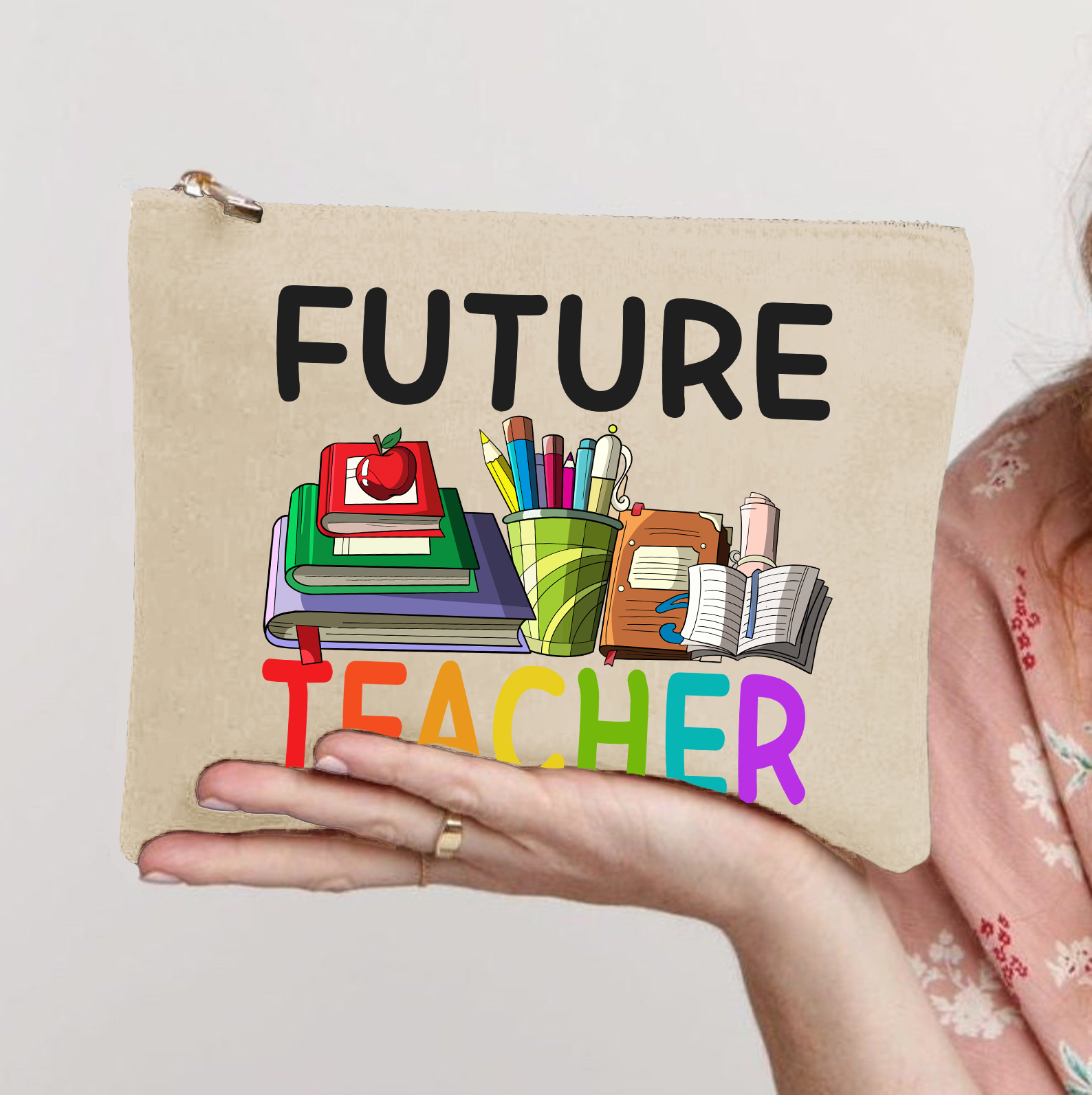 Future Teacher Makeup Bag