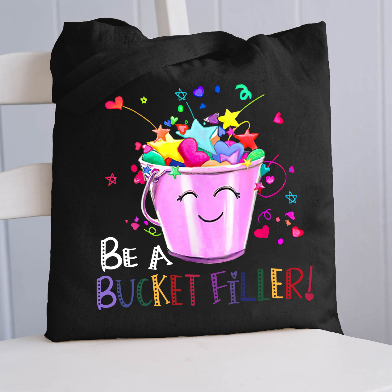Be A Bucket Filler Cartoon Tote Bag