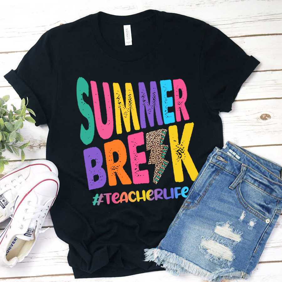  Summer Break  Colorful T-Shirt