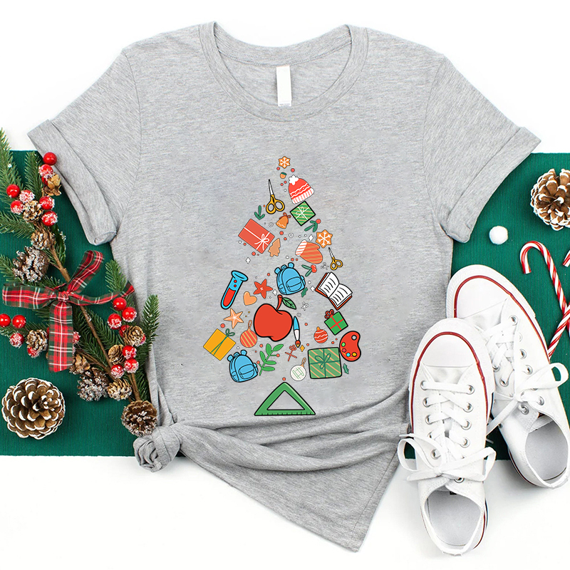 Christmas Tree Teacher T-Shirt