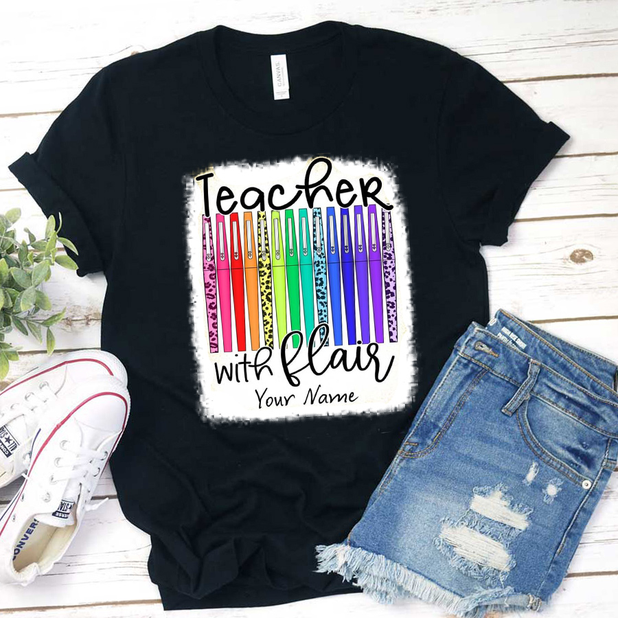 Teacher With Your Name T-Shirt