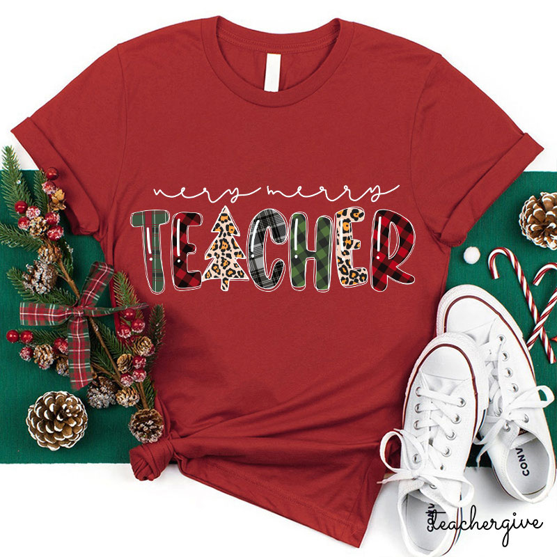 A Very Merry Teacher Teacher T-Shirt