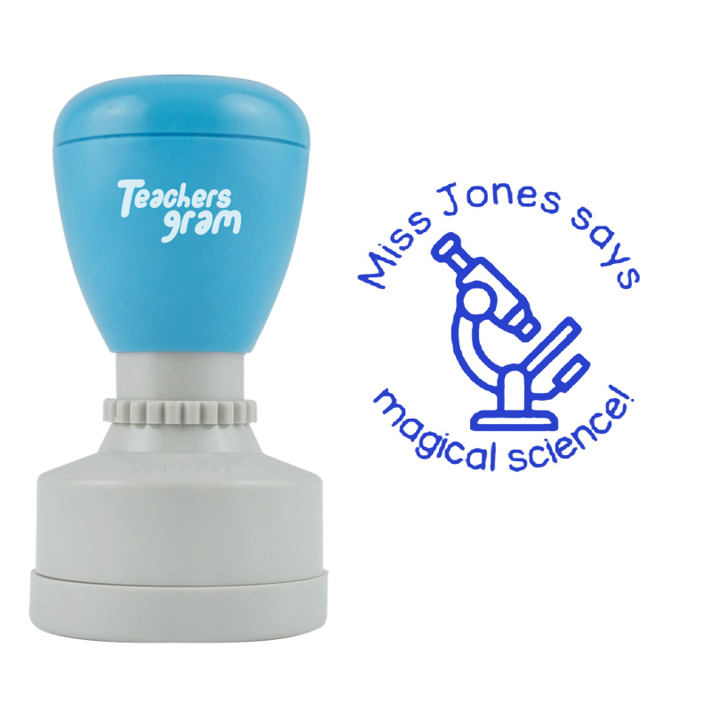 Personalized  Telescope Genius Work Stamp