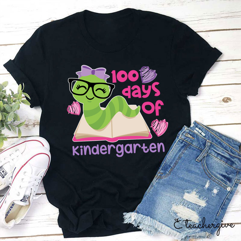Personlized 100 Days Of Teach Teacher T-Shirt