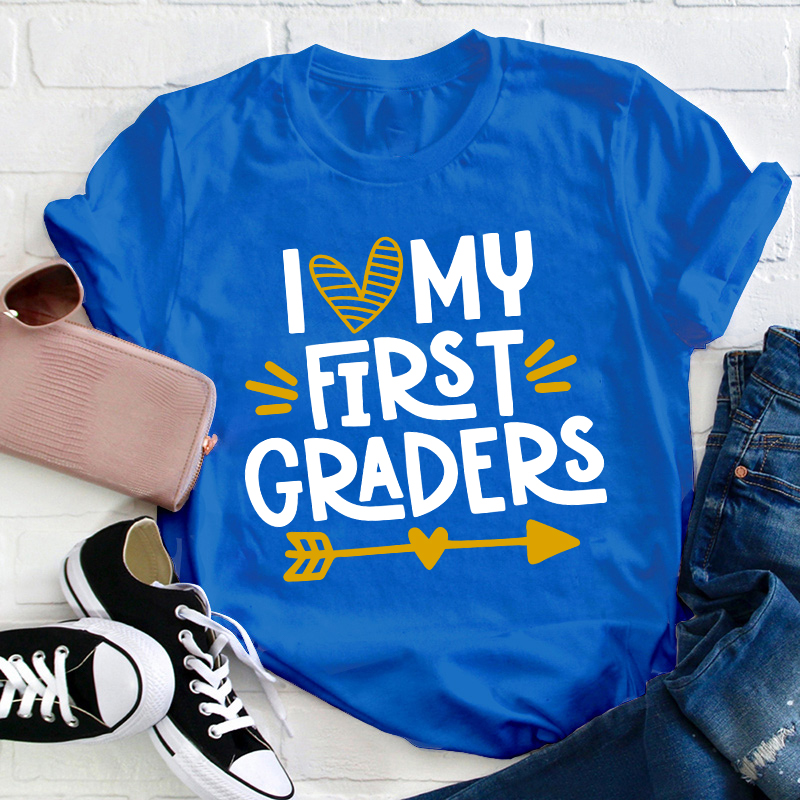 Personalized Grade I Love My Teacher T-Shirt