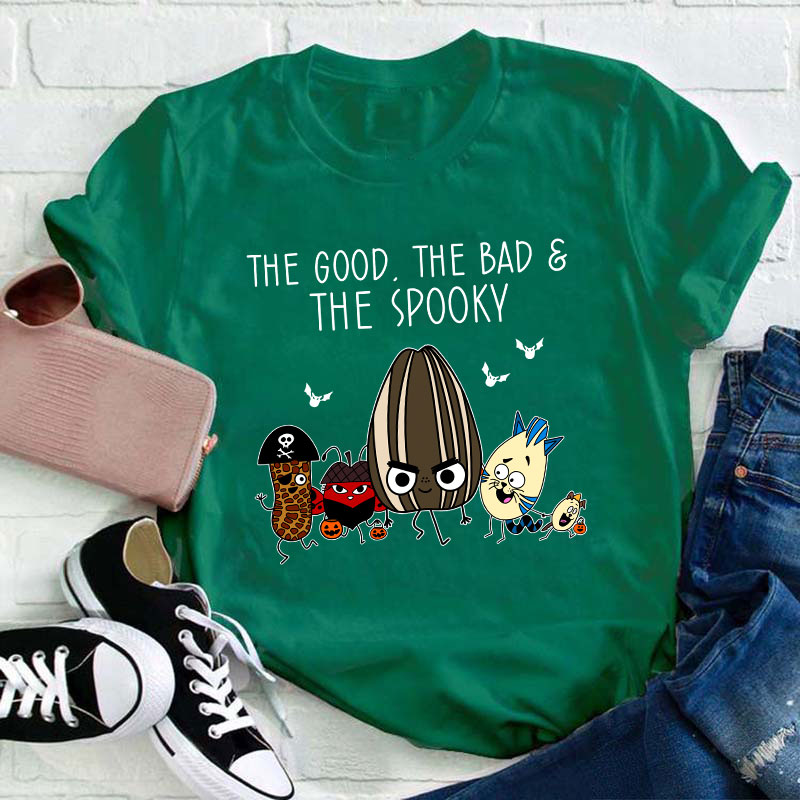 The Good The Bad The Spooky Teacher T-Shirt