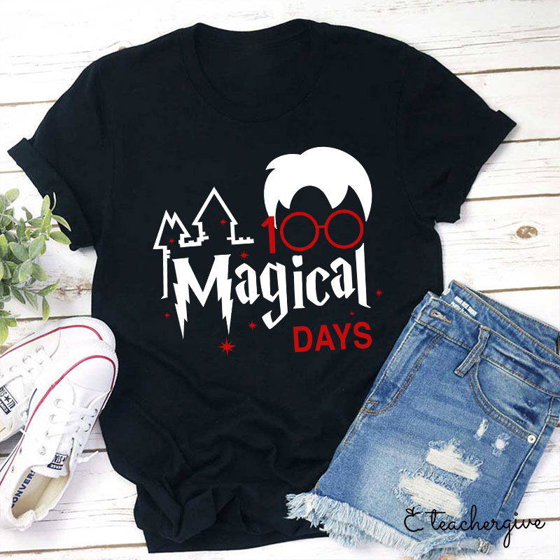 100 Magical Days Teacher T-Shirt