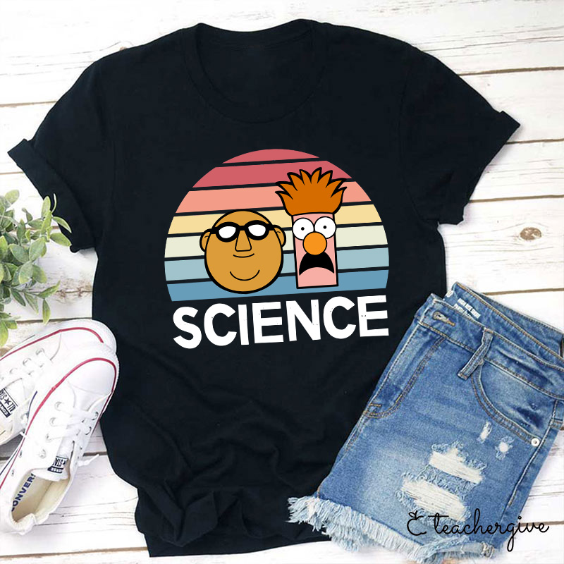 Bunsen And Beaker Science Teacher T-Shirt