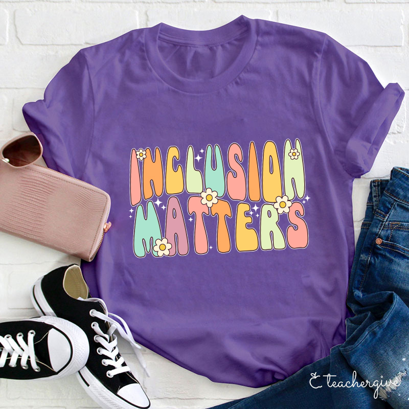 Inclusion Matters Letters T-Shirt