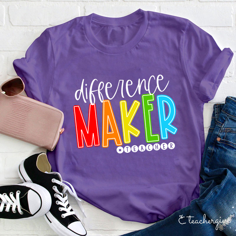Difference Maker Teacher T-Shirt