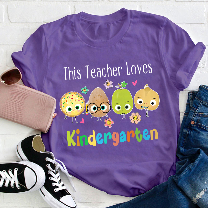 Personalized Grade This Teacher Loves Teacher T-Shirt