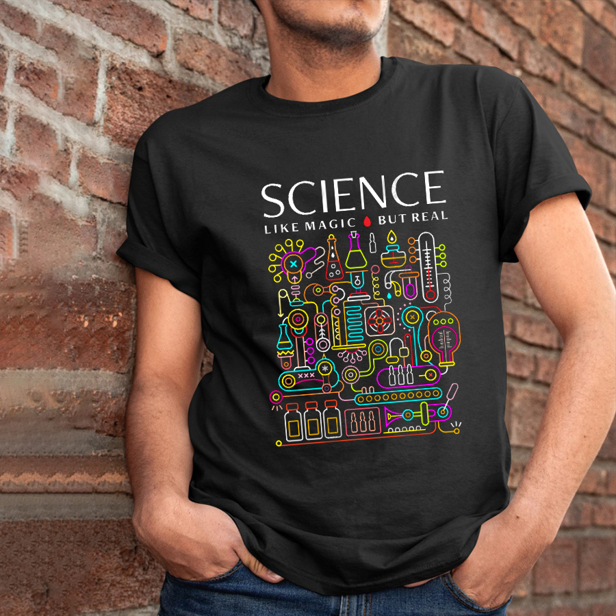 Science Like Magic But Real Teacher T-Shirt