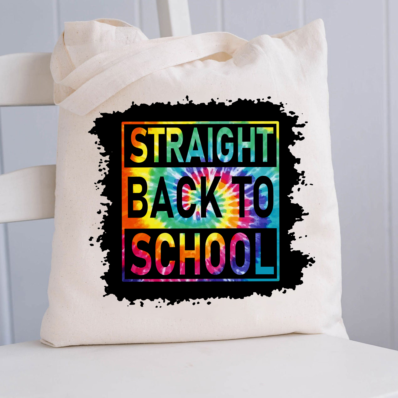 Straight Back To School Tote Bag