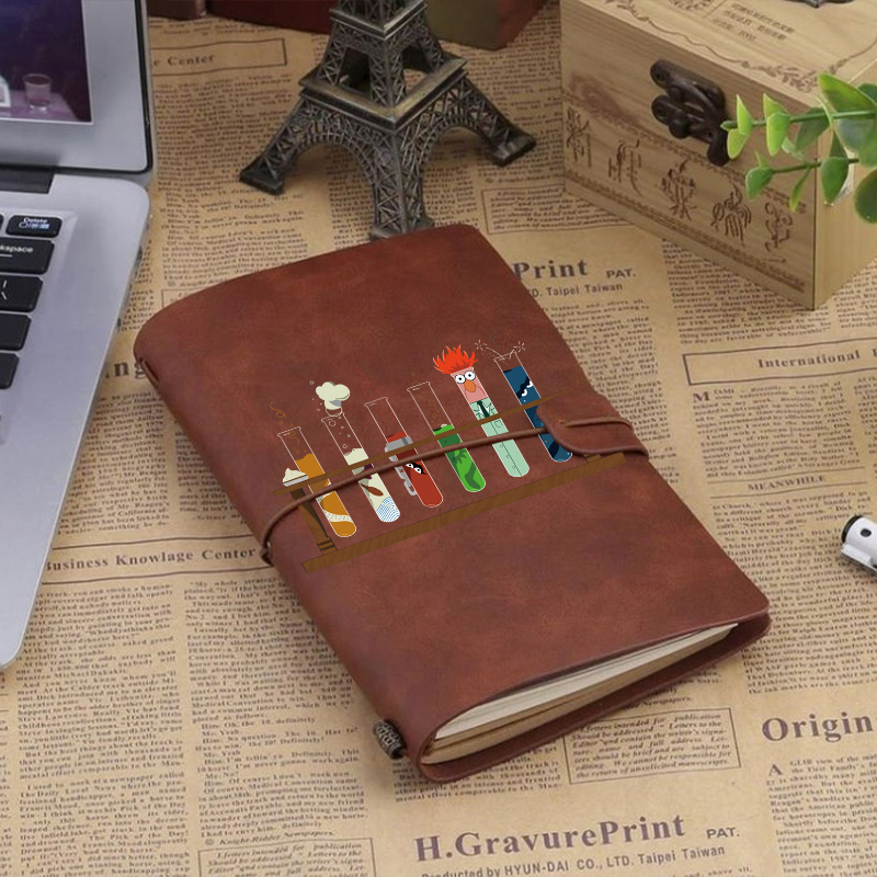 Muppet Science Faux Leather Notebook