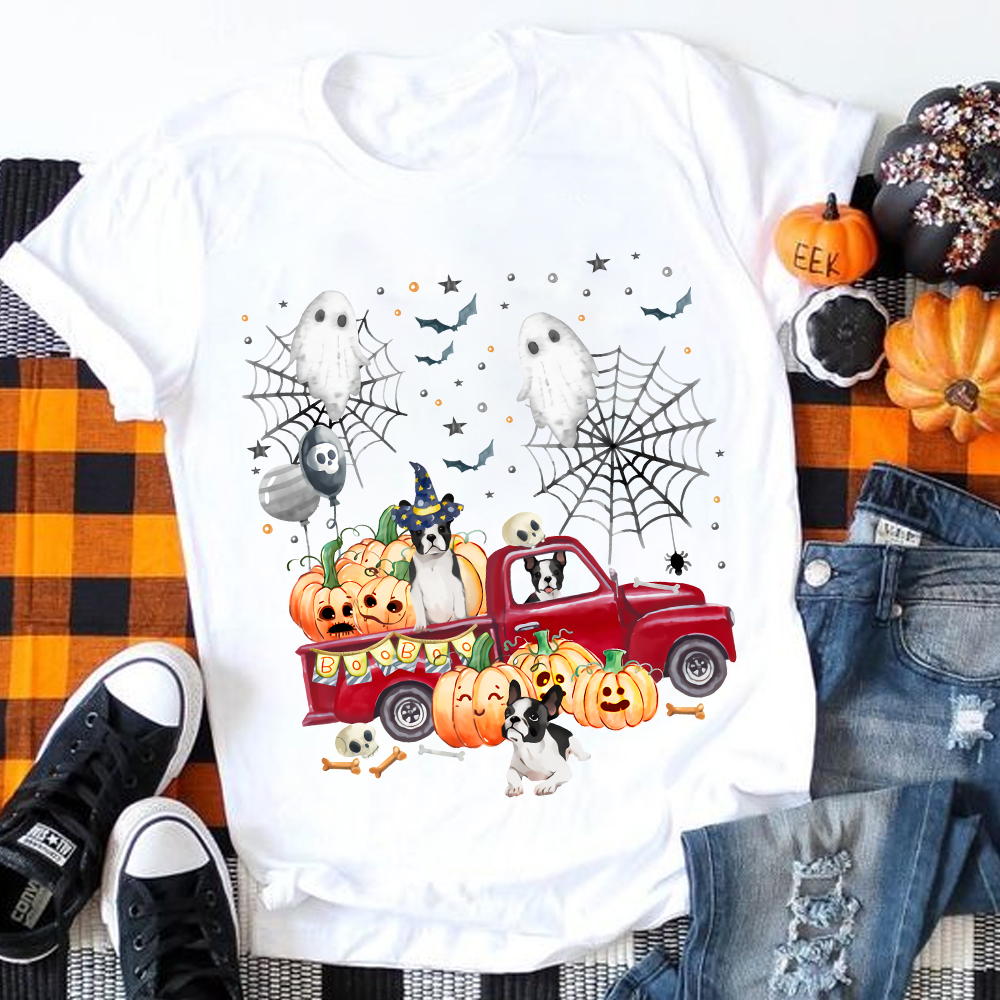 Halloween Pumpkin Car T-Shirt