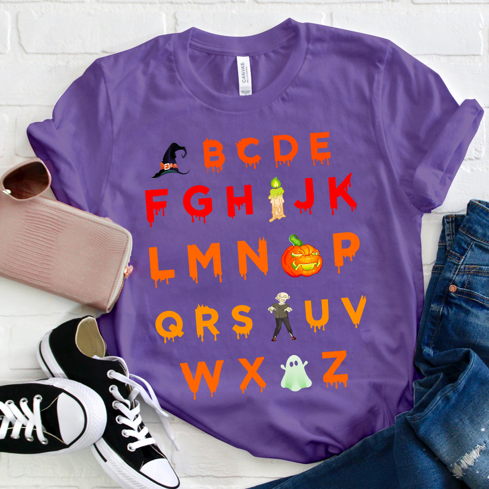 Halloween Alphabet T-Shirt
