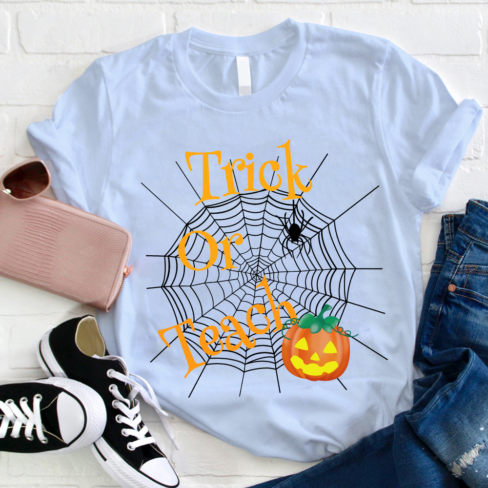 Trick Or Teach Spider Web T-Shirt