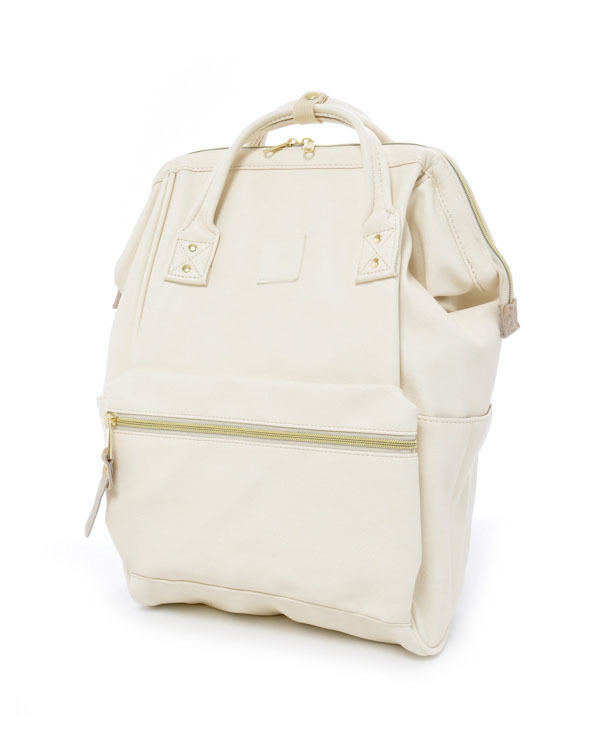  Customer reviews: Anello Synthetic Leather Backpack Large  AT-B1211 (Ivory x Pink)