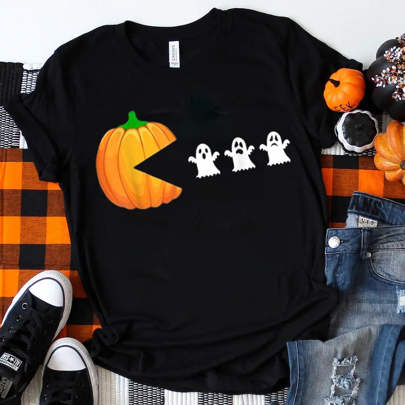 Pumpkin Pac-Man T-Shirt