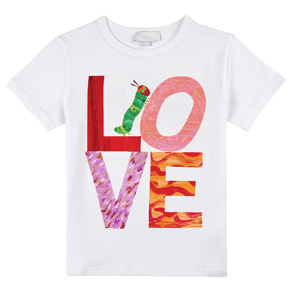 Love Letter Caterpillar  Kids T-Shirt