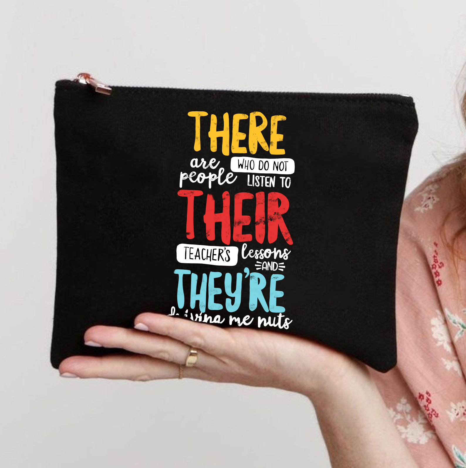 There Their They're Makeup Bag