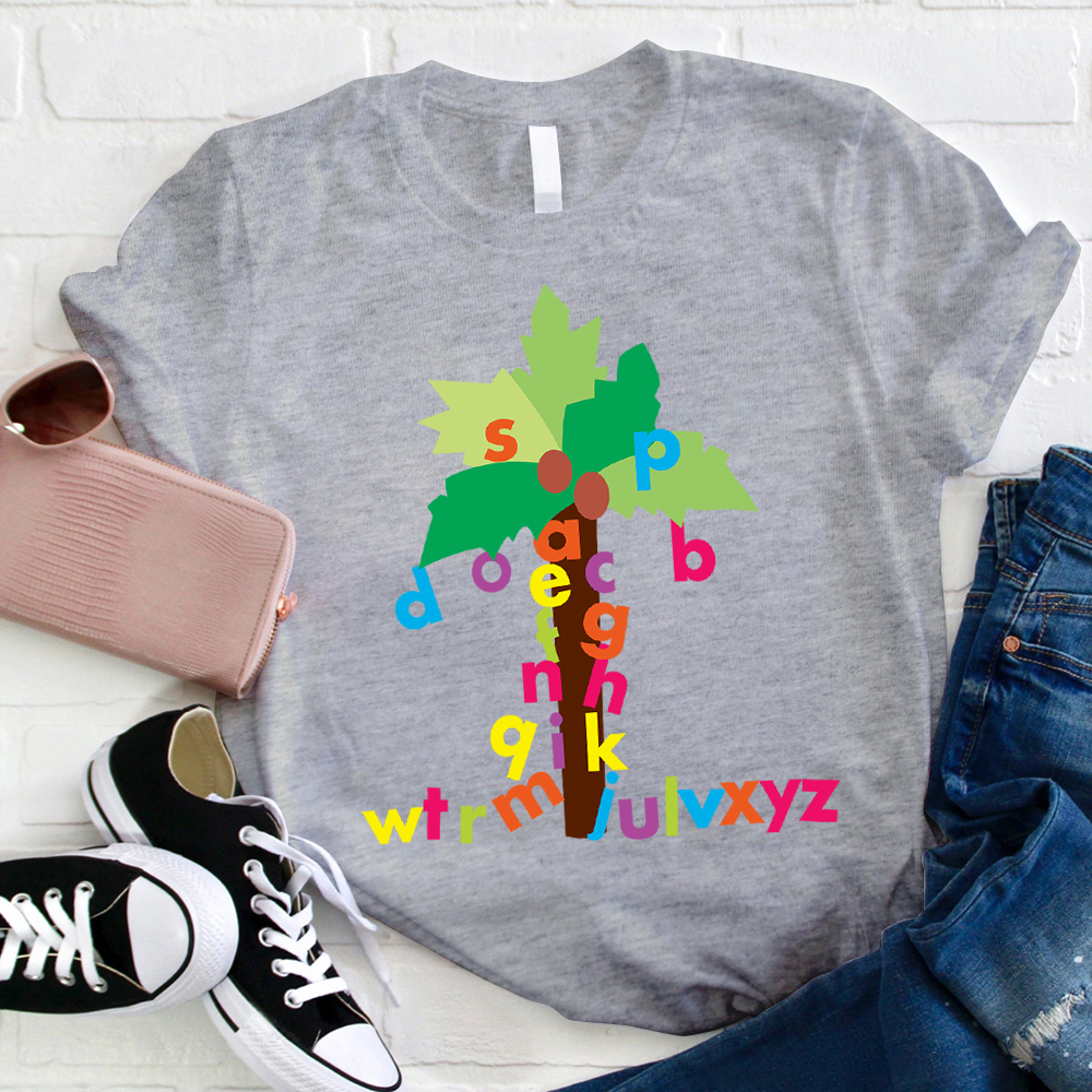 Letters Chicka Chicka Boom Boom T-Shirt