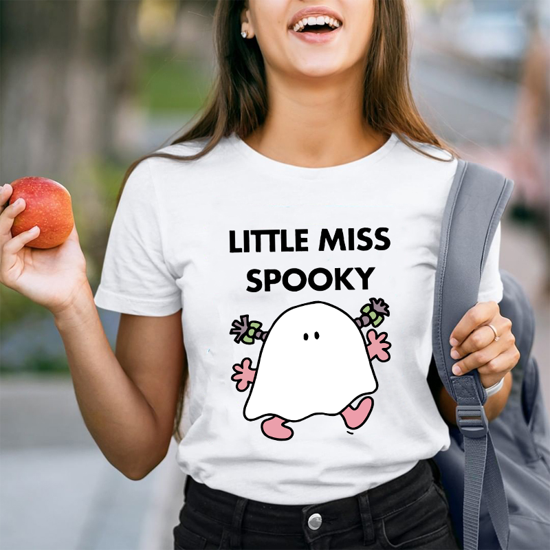 Little Miss Spooky Ghost T-Shirt