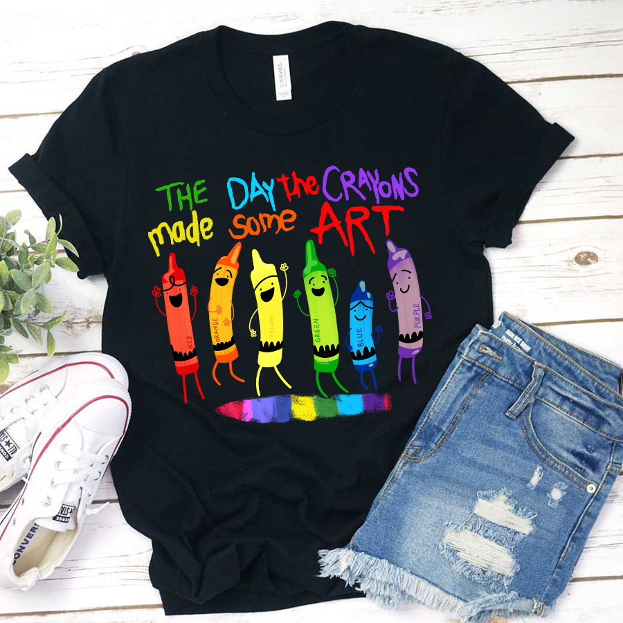 The Day The Crayons Made Some Art T-Shirt