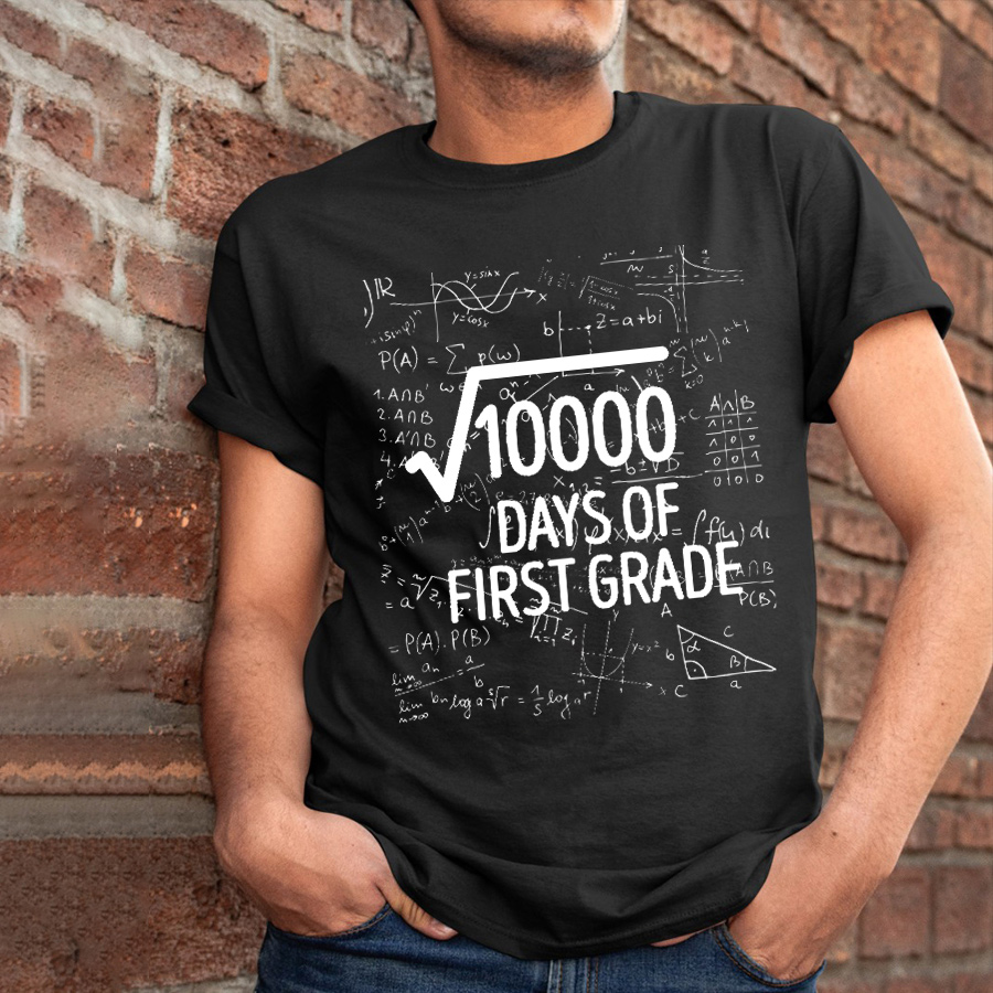Personalized 100 Days Of First Grade T-Shirt