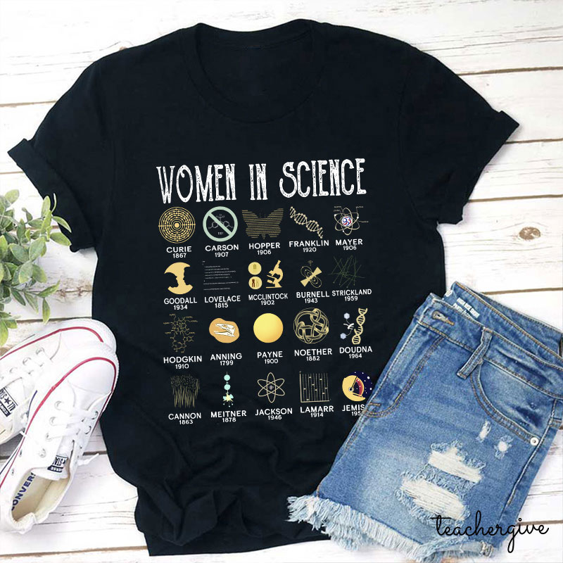 Just A Wowan In Science Teacher T-Shirt