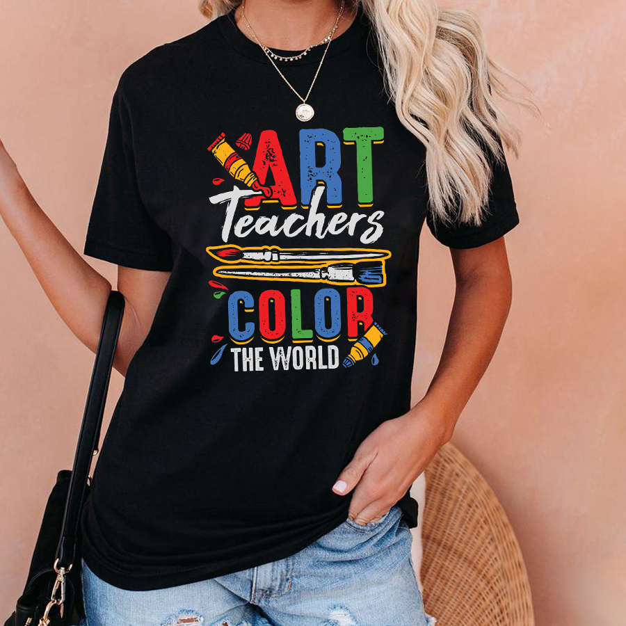 Art Teachers Color The World T-Shirt