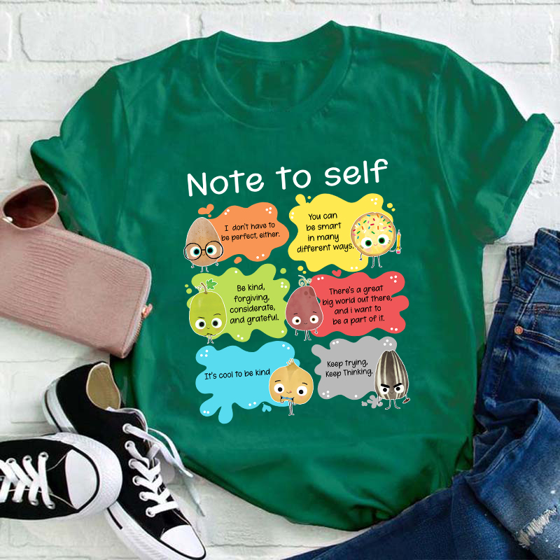 Note To Self You Are Perfect Teacher T-Shirt