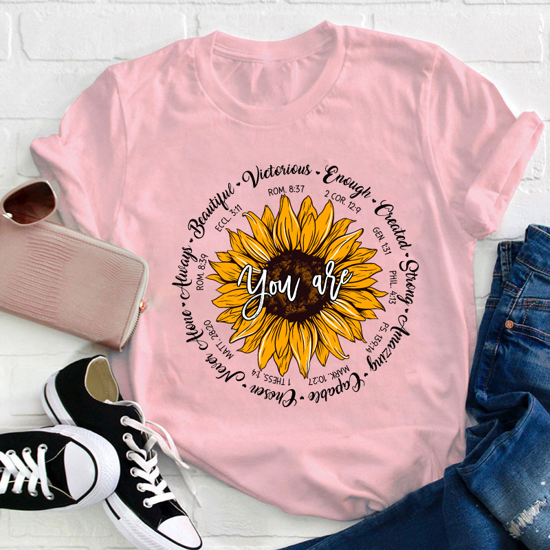 You Are Kind Beautiful Teacher T-Shirt