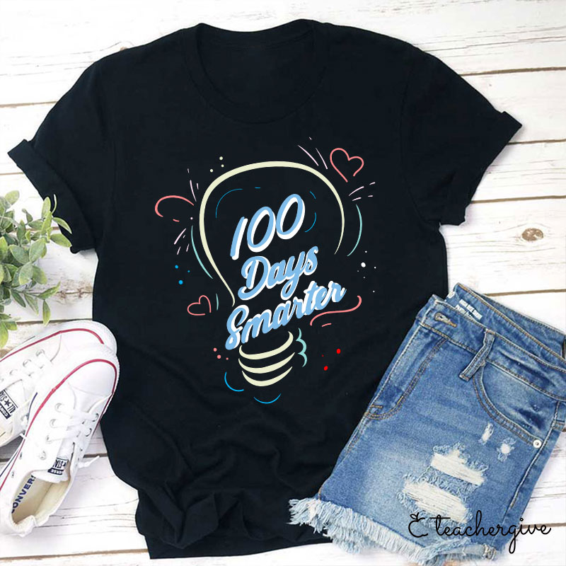 100 Days Smarter Teacher T-Shirt