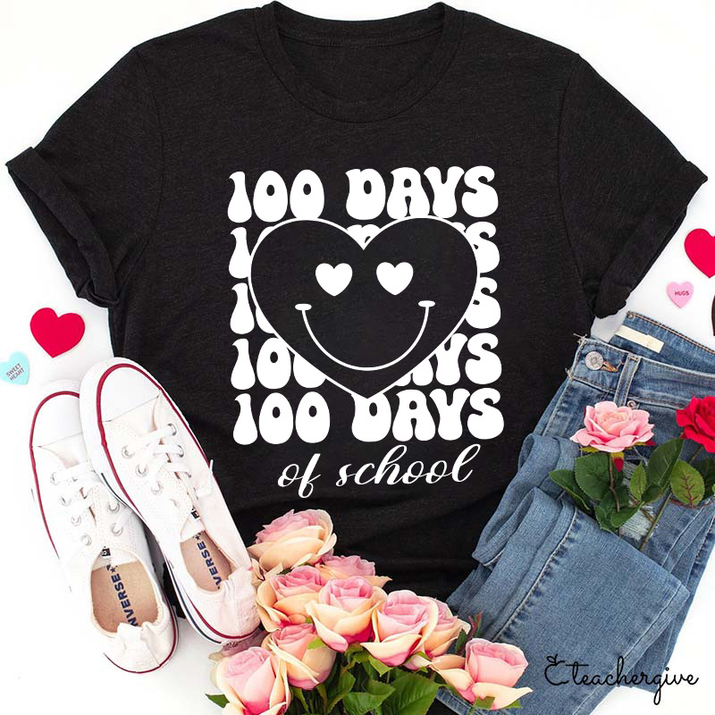 100 Days Of School Teacher T-Shirt