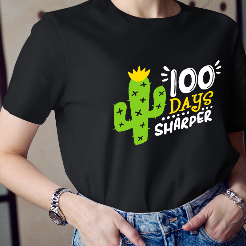 100 Days Sharper Teacher T-Shirt