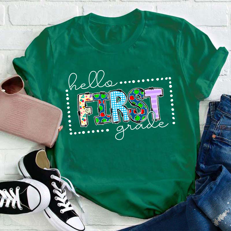 Personalized Happy First Day Of School Teacher T-Shirt